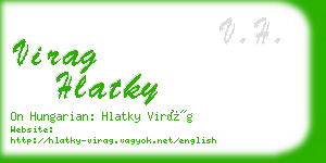 virag hlatky business card